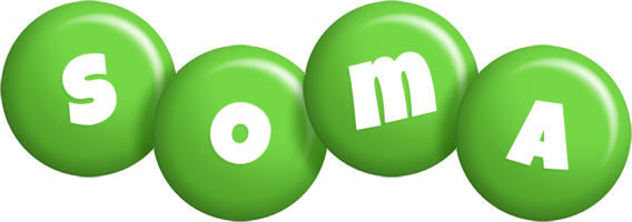 Soma candy-green logo