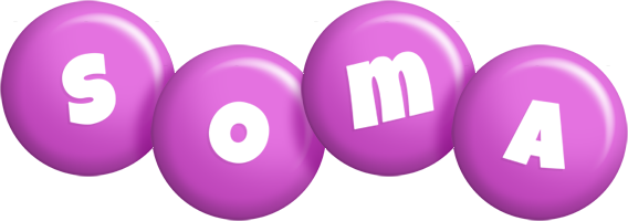 Soma candy-purple logo