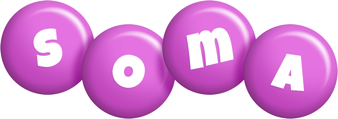 Soma candy-purple logo