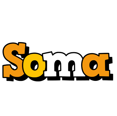 Soma cartoon logo