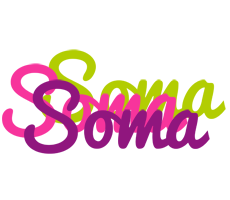 Soma flowers logo