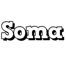 Soma snowing logo