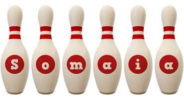 Somaia bowling-pin logo