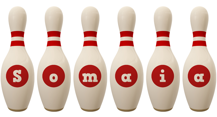 Somaia bowling-pin logo