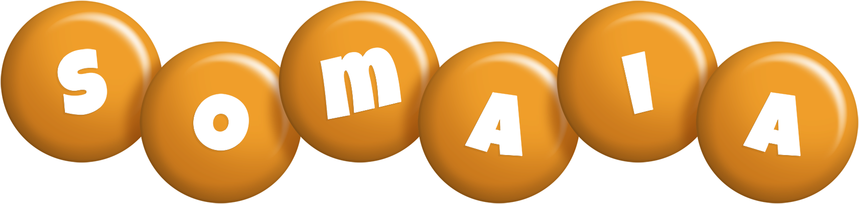 Somaia candy-orange logo