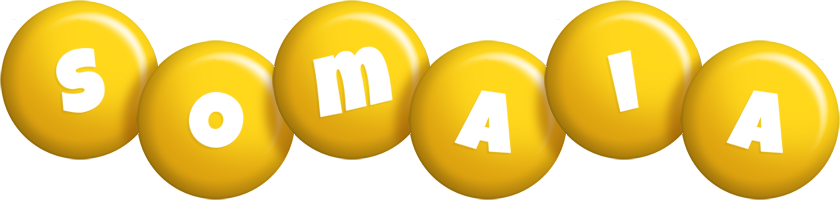 Somaia candy-yellow logo