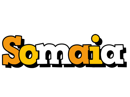 Somaia cartoon logo