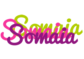 Somaia flowers logo