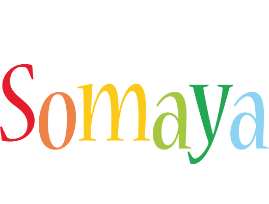 Somaya birthday logo