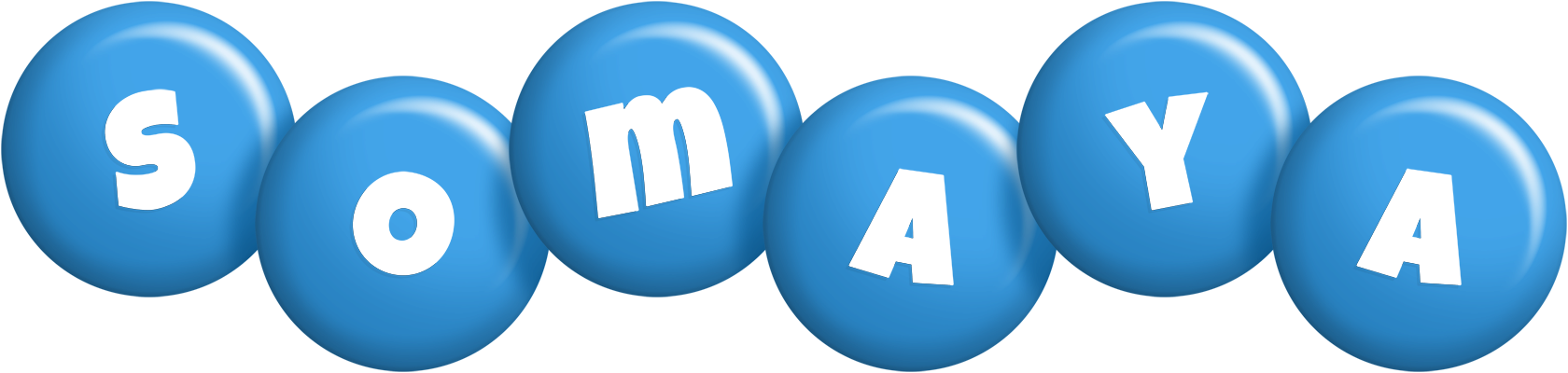 Somaya candy-blue logo