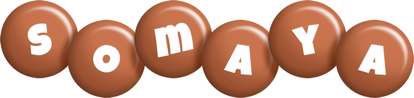 Somaya candy-brown logo