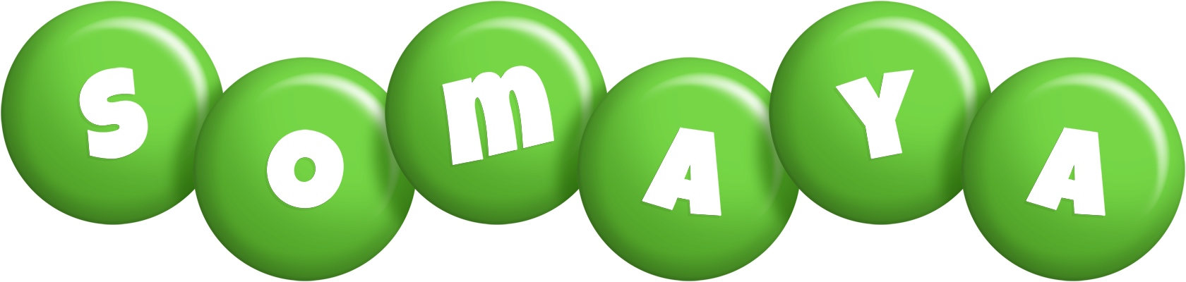 Somaya candy-green logo