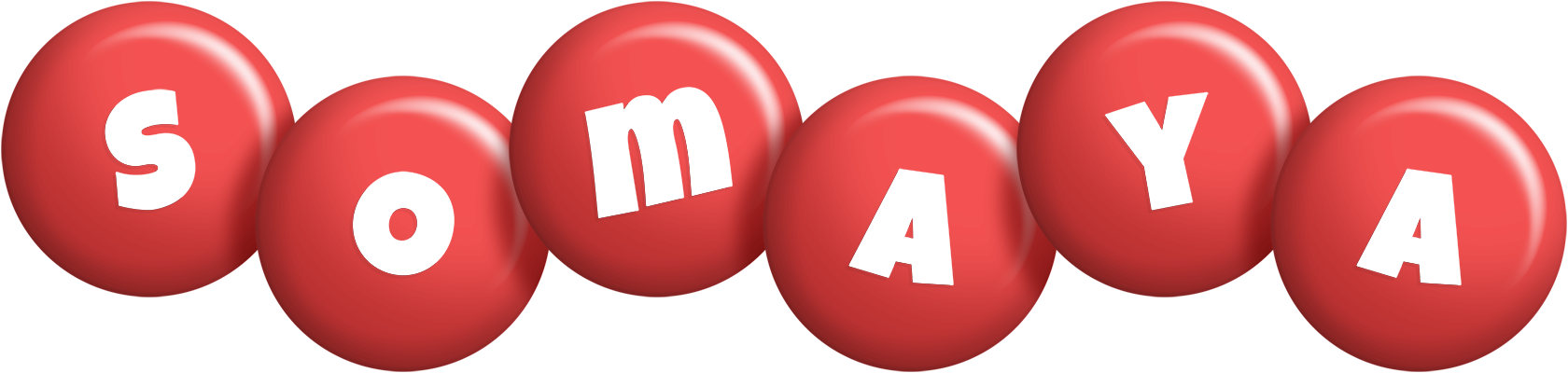 Somaya candy-red logo