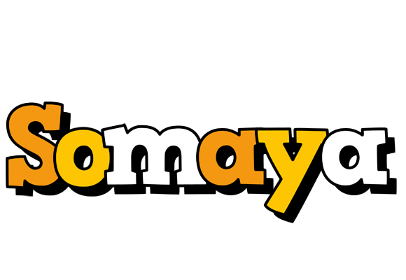 Somaya cartoon logo