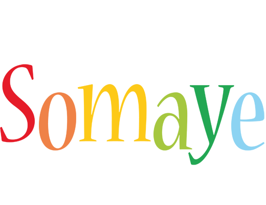 Somaye birthday logo