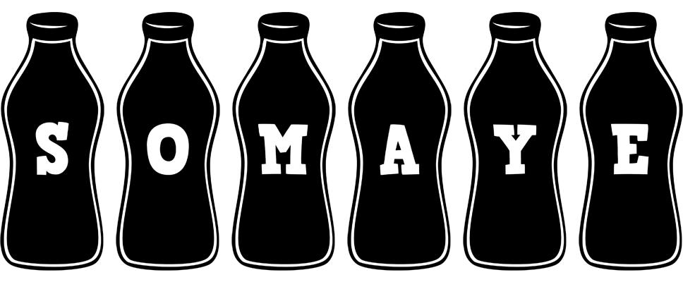 Somaye bottle logo