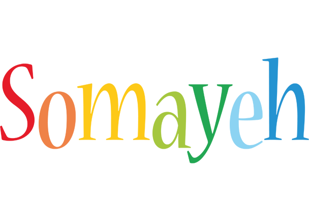 Somayeh birthday logo