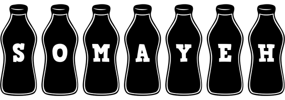 Somayeh bottle logo
