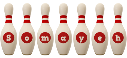Somayeh bowling-pin logo