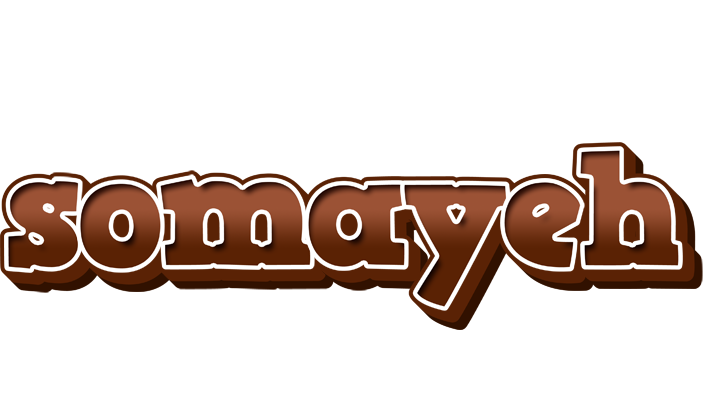Somayeh brownie logo