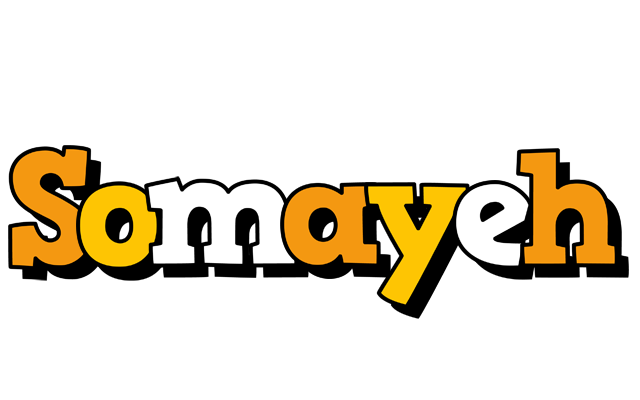 Somayeh cartoon logo