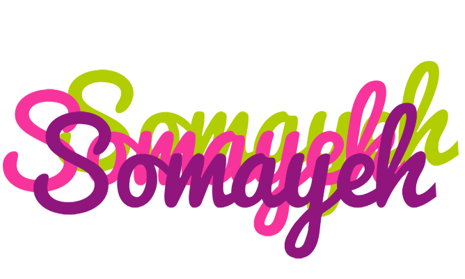 Somayeh flowers logo