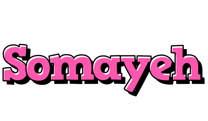 Somayeh girlish logo