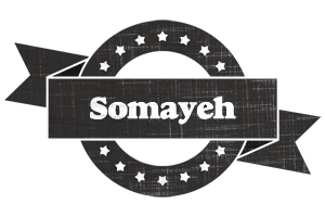 Somayeh grunge logo