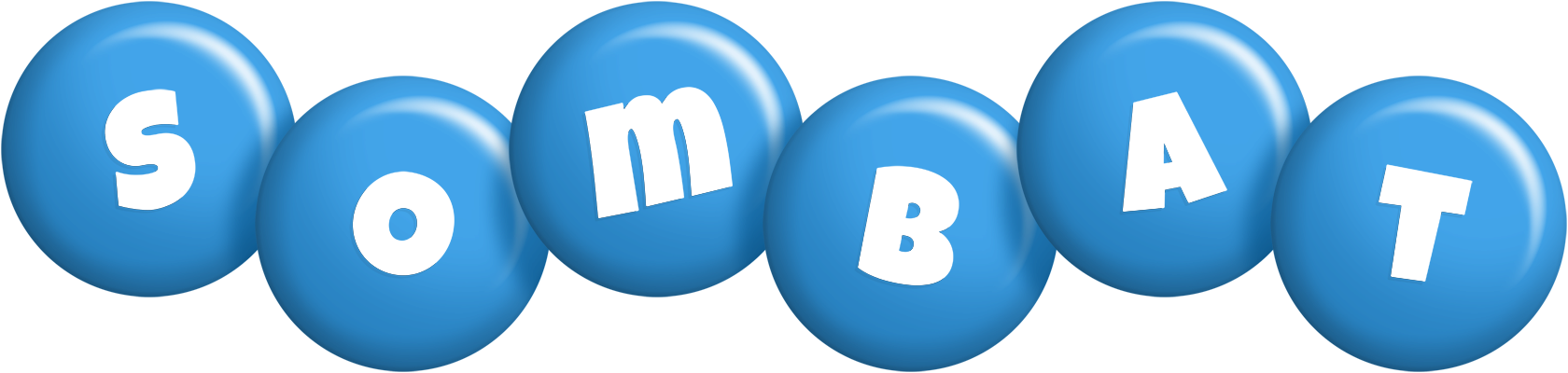 Sombat candy-blue logo