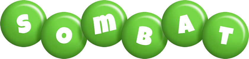 Sombat candy-green logo