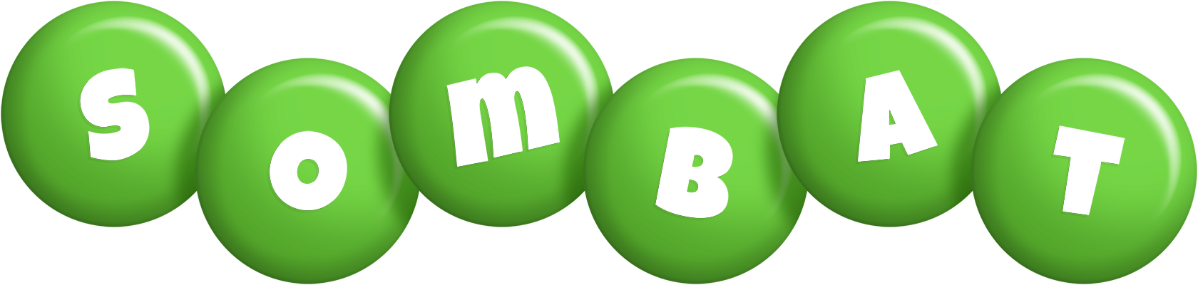 Sombat candy-green logo