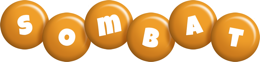 Sombat candy-orange logo