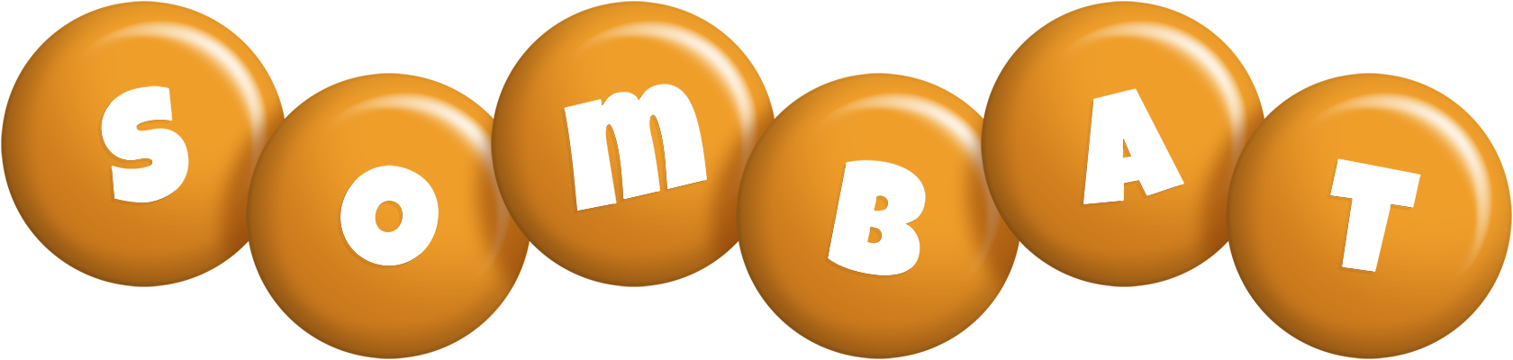 Sombat candy-orange logo