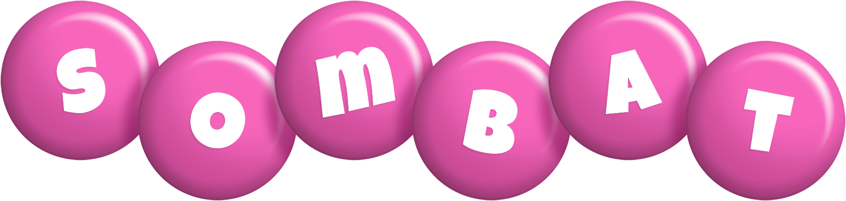 Sombat candy-pink logo