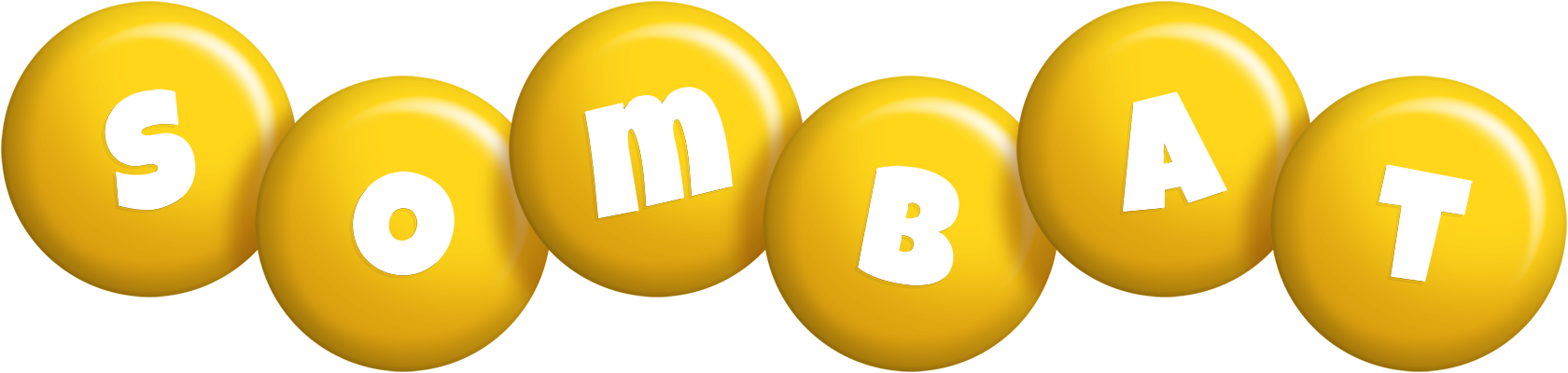 Sombat candy-yellow logo