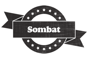 Sombat grunge logo