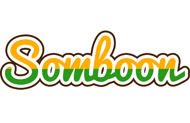 Somboon banana logo