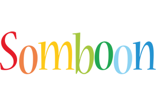 Somboon birthday logo