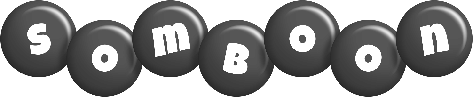 Somboon candy-black logo