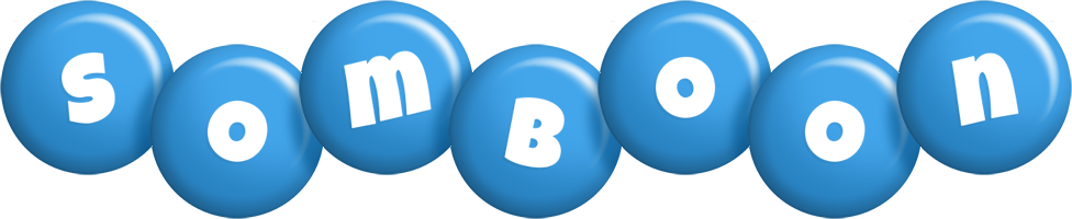 Somboon candy-blue logo