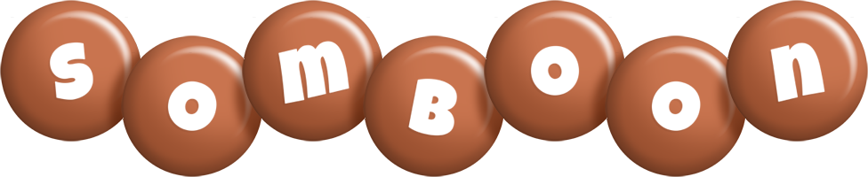Somboon candy-brown logo