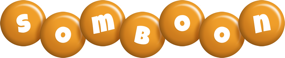 Somboon candy-orange logo
