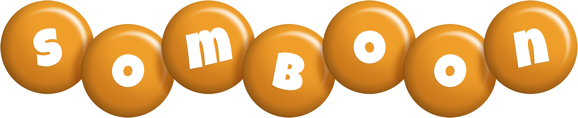 Somboon candy-orange logo
