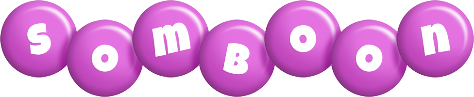 Somboon candy-purple logo