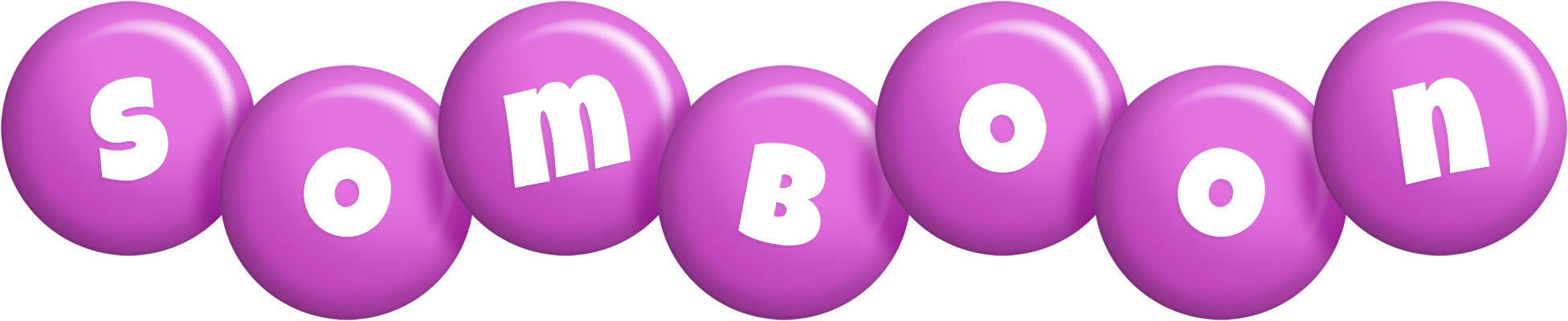 Somboon candy-purple logo