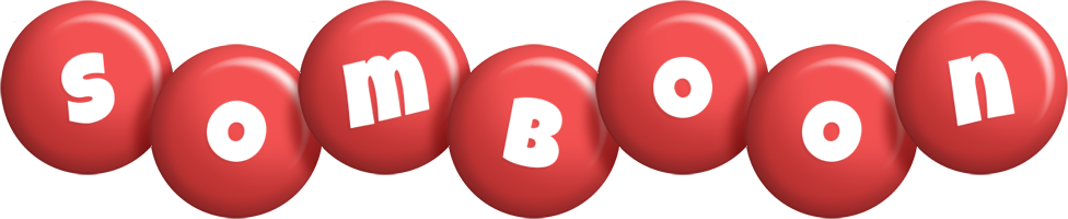 Somboon candy-red logo