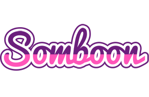 Somboon cheerful logo