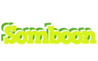 Somboon citrus logo
