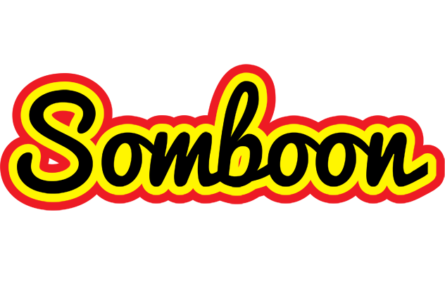 Somboon flaming logo