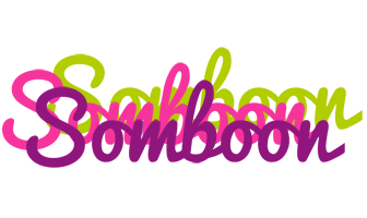 Somboon flowers logo